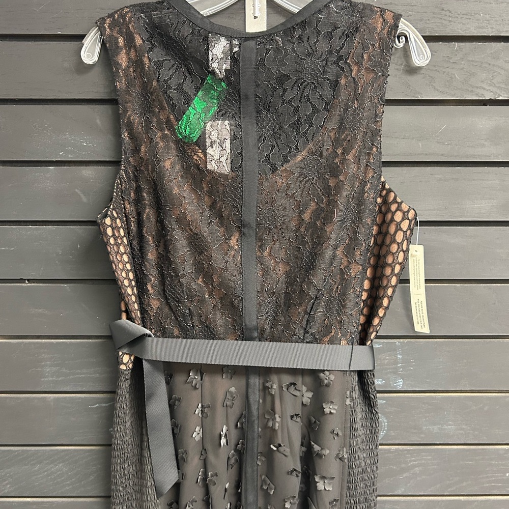 Anthropologie Black  Lace Dress NEW - Picture 9 of 12